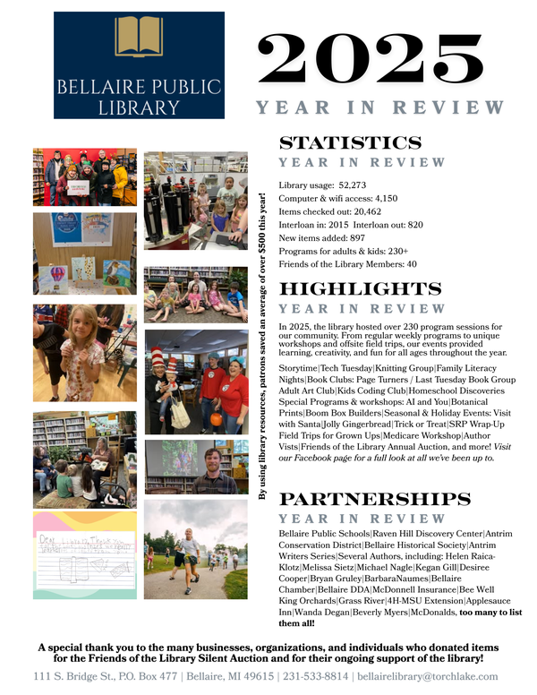 2025 YEAR IN REVIEW.png 2025 Year In Review for the Bellaire Public Library
