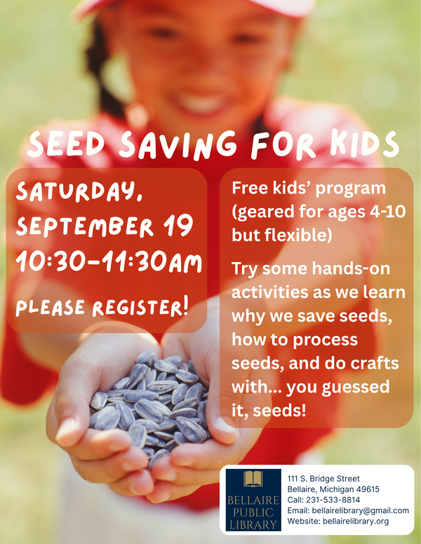 Seed Saving For Kids