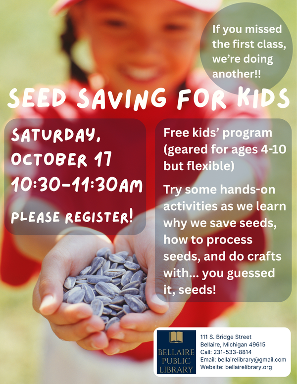 Seed Saving for Kids