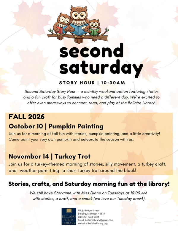 Second Saturday Story Hour